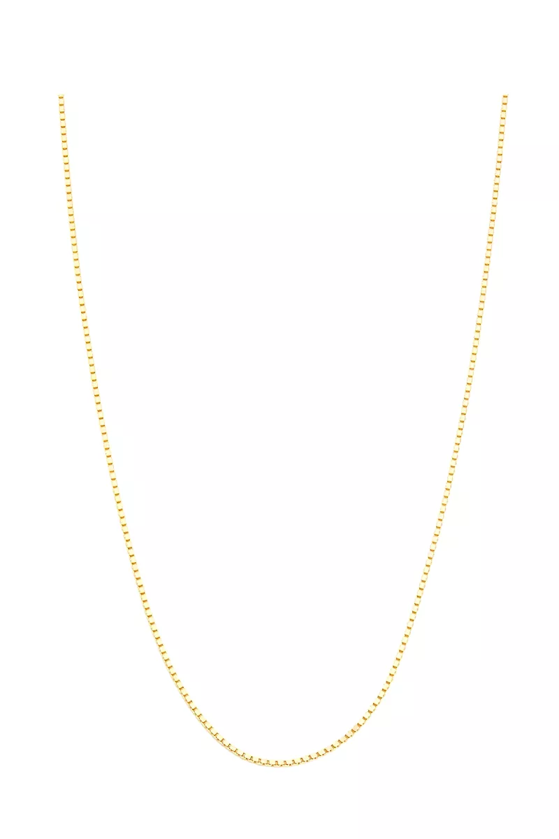 16 Box Chain - 14k Yellow Gold