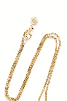 16 Small Wheat Chain - Yellow Gold