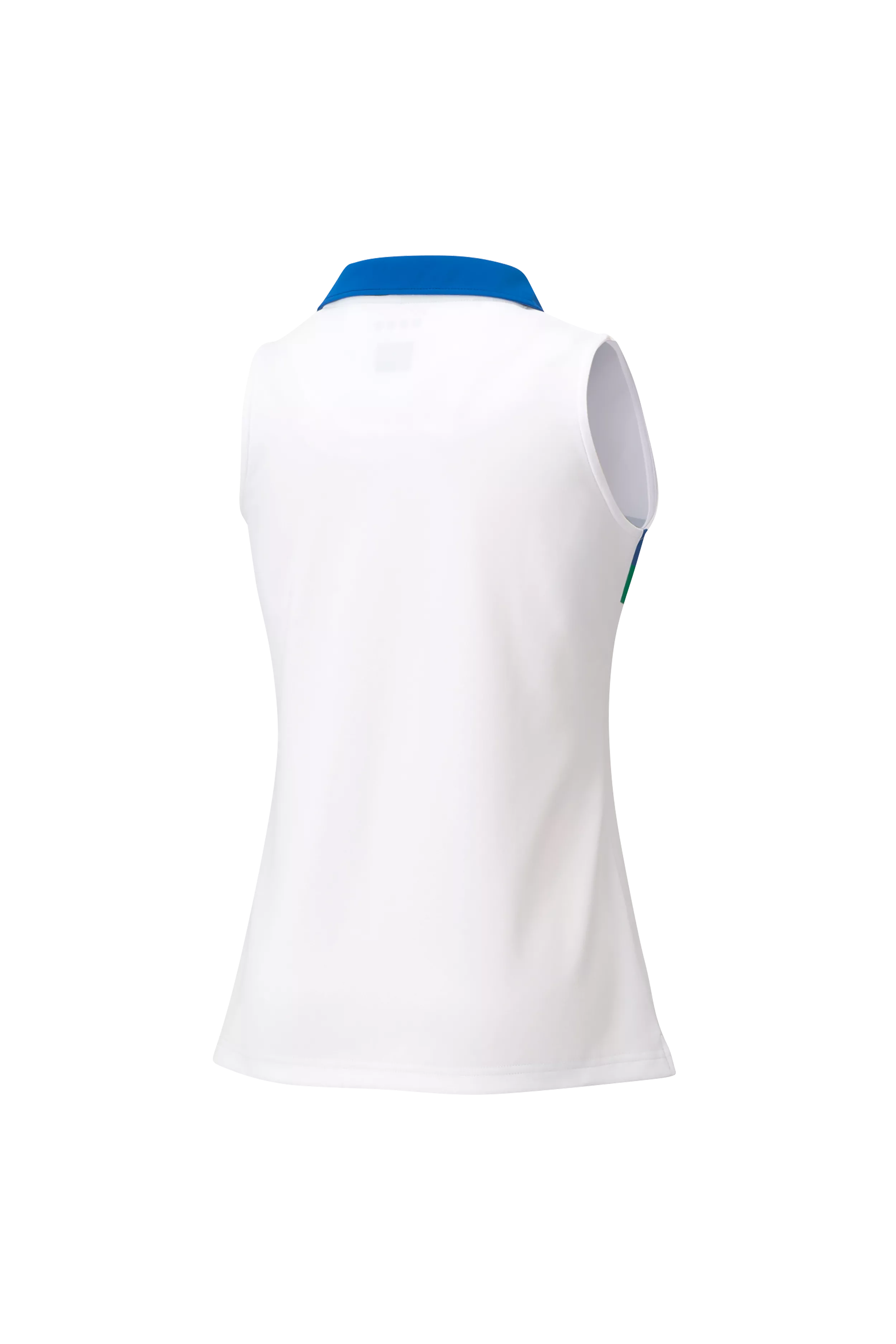 75TH Women's Sleeveless Polo Shirt 20627A [White]