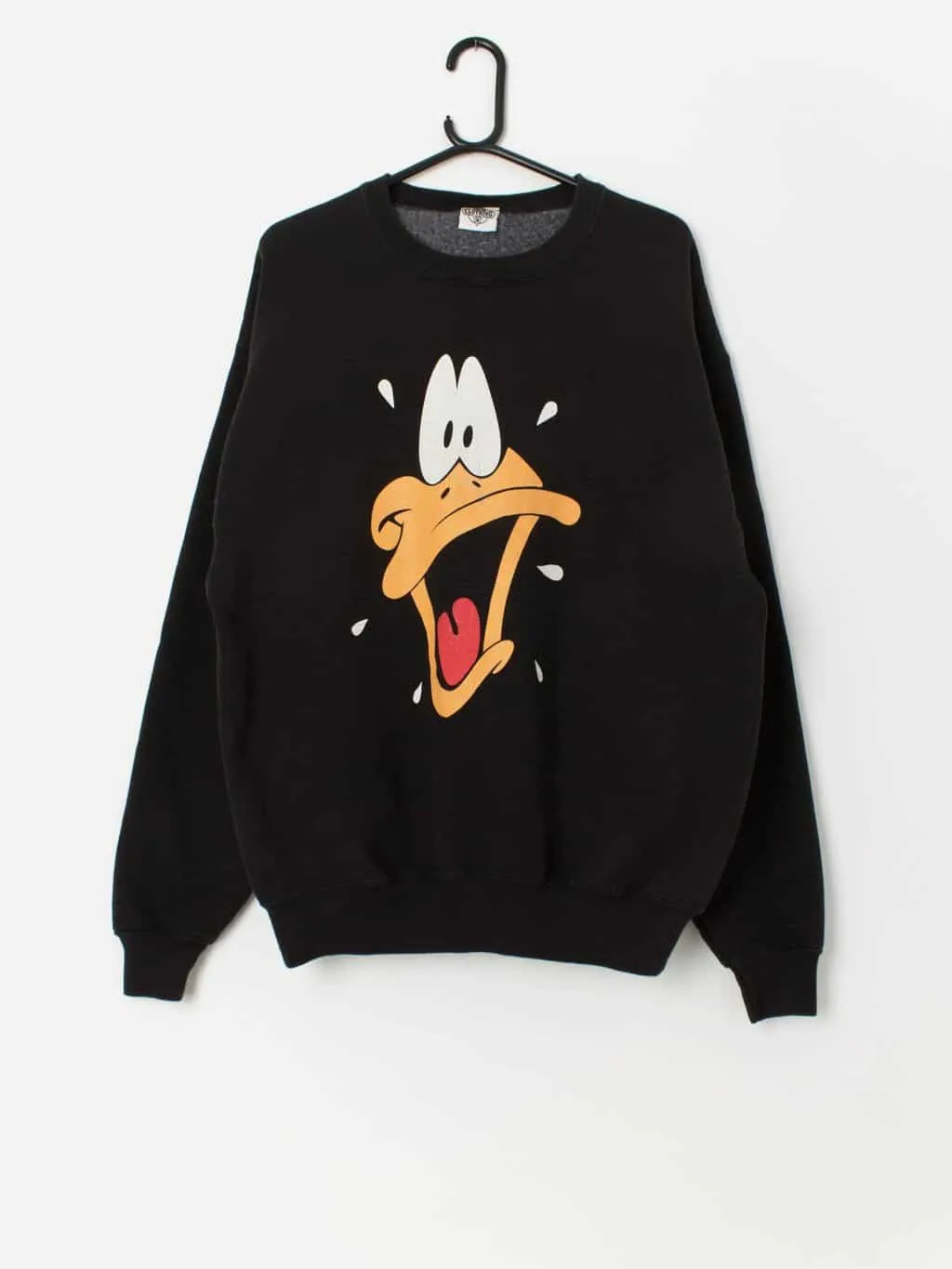 90s vintage Daffy Duck Looney Tunes sweatshirt, made in USA – Large