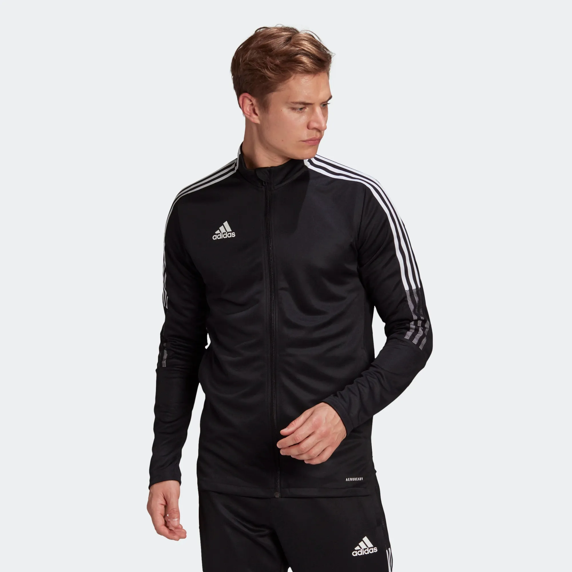 Adidas Men's Tiro 21 Track Jacket - Black