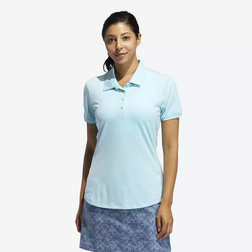 Adidas Ultimate365 Women's Solid Short Sleeve Polo Shirt GL6556