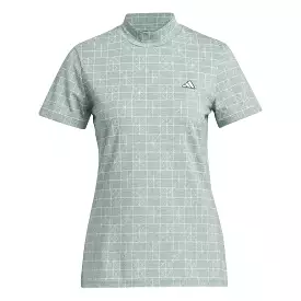 adidas Women's go-to mock neck polo shirt - Crystal Jade SS24