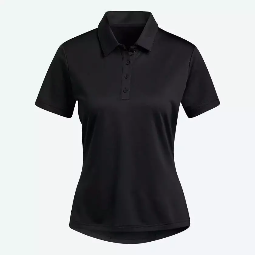 Adidas Women's Performance Primegreen Black Polo Shirt GT7927