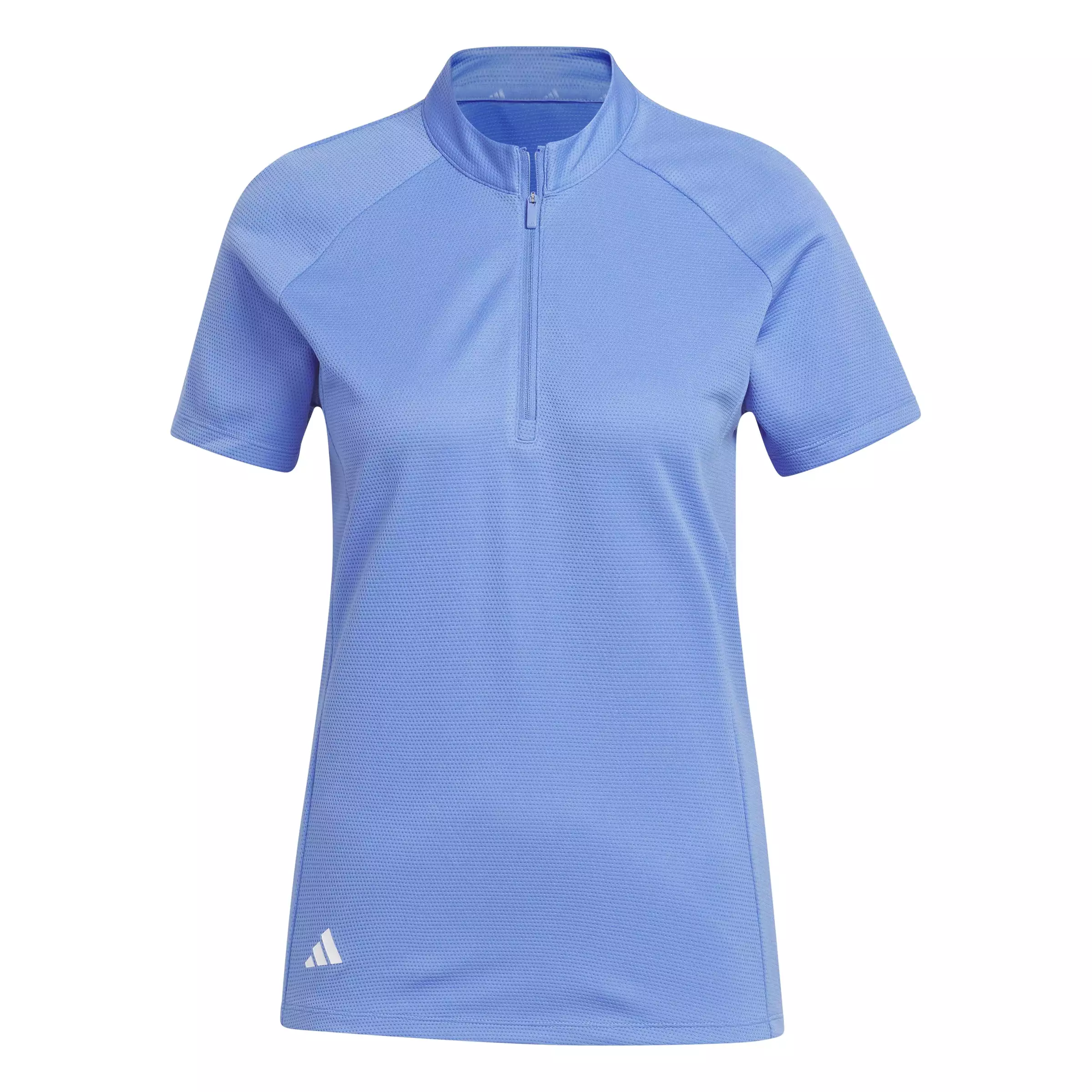 adidas Women's Textured Golf Polo Shirt - Blue Fusion