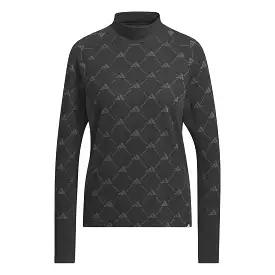 adidas Women's Ultimate365 Tour Monogram Mock Neck - Black