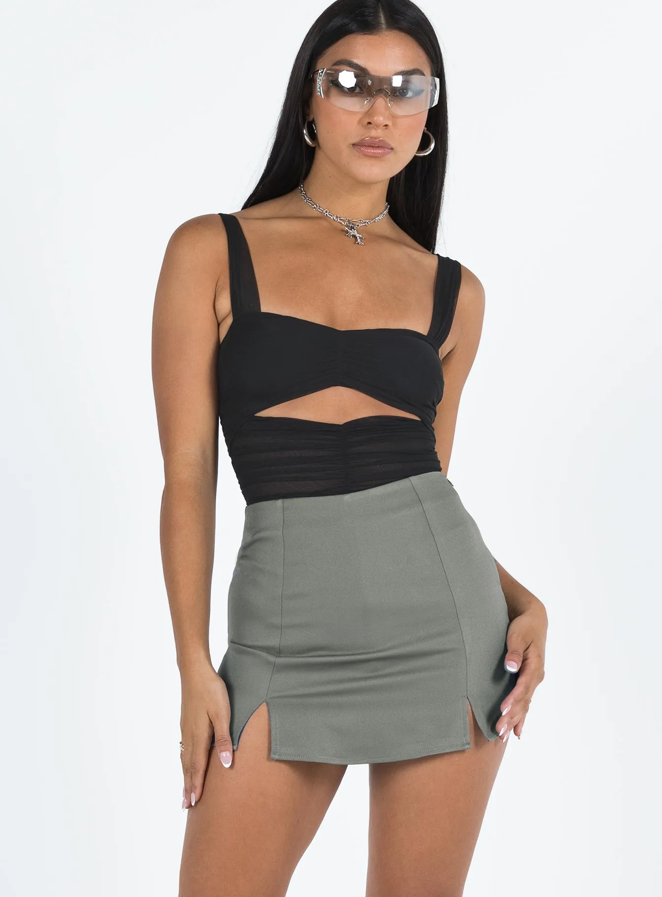 Albon Skort Slate