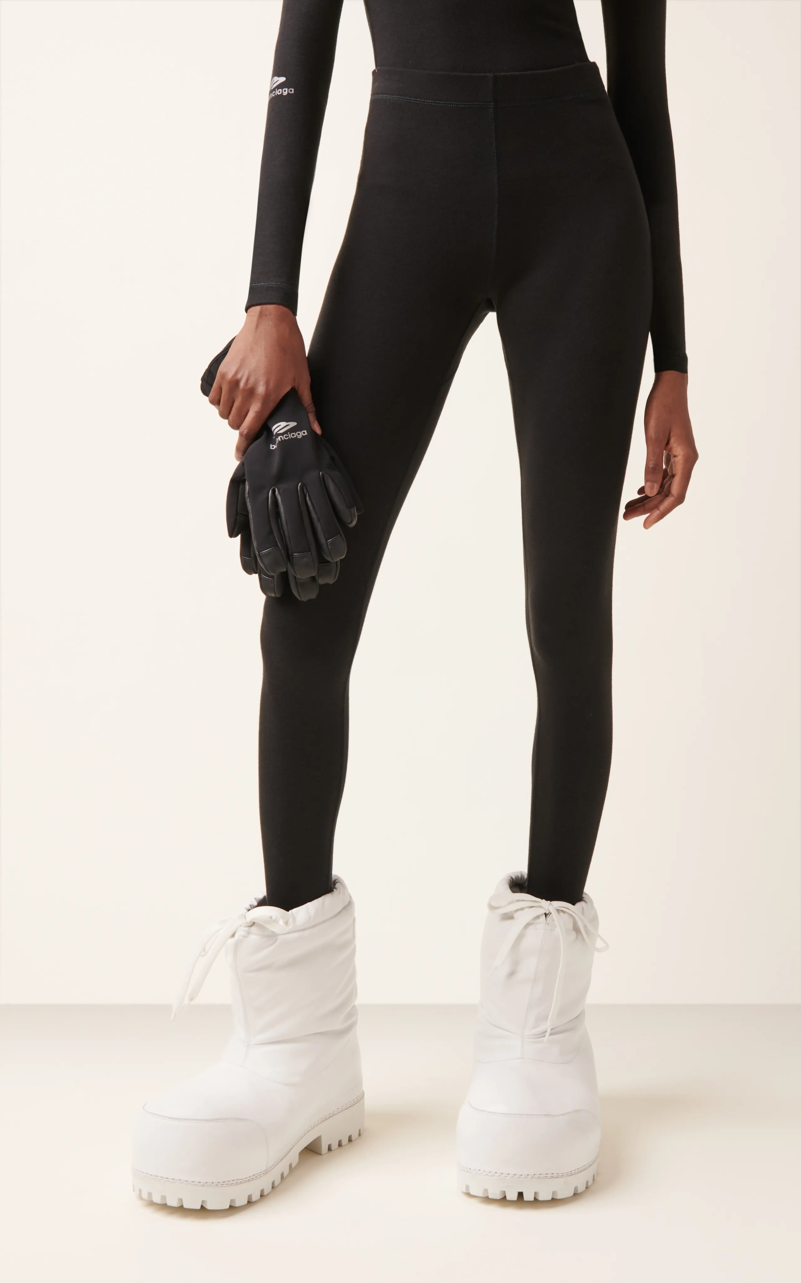 Balenciaga Thermal Jersey Ski Leggings