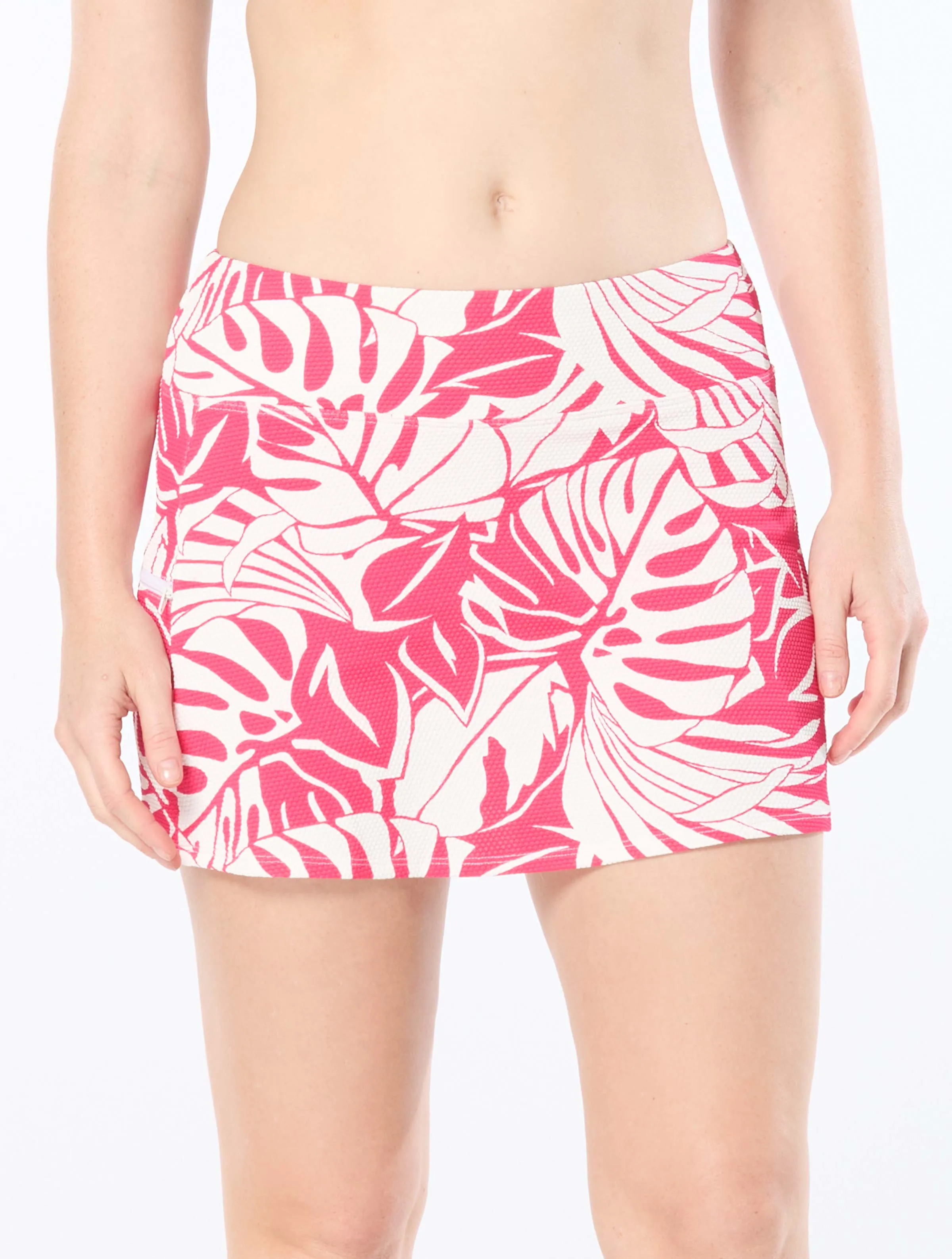  Beach House Emma Pull On Swim Skort - Jungle Palms     