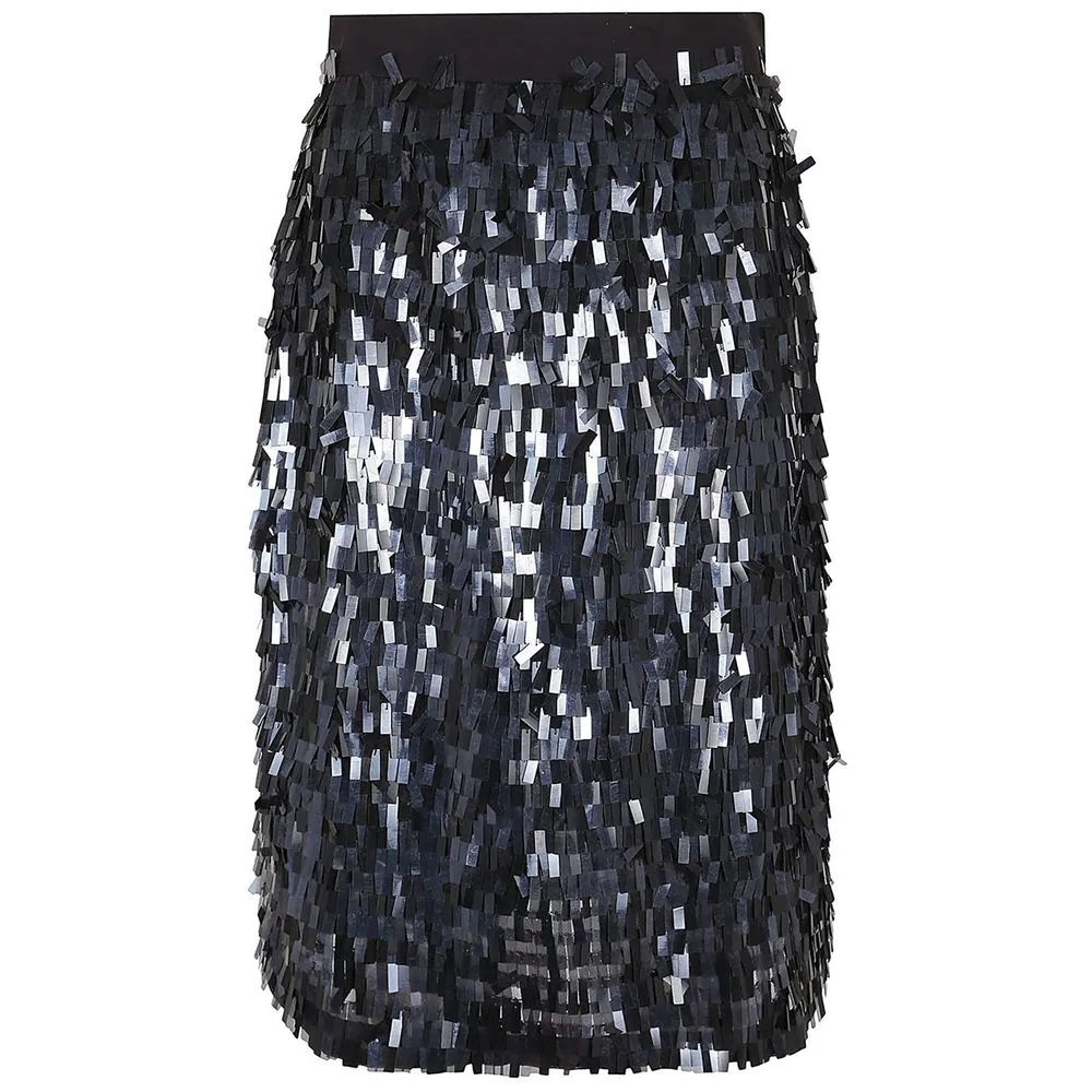 Black Polyester Skirt