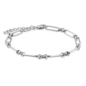 BLAK - Rosefield Chunky Chain Bracelet Silver