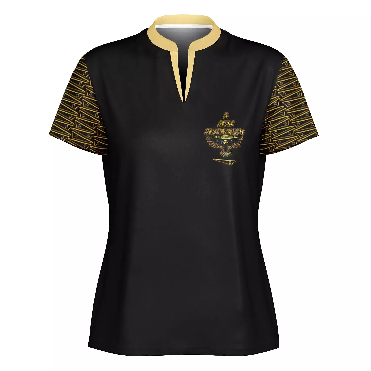 BREWZ Elected Ladies Designer Collarless Polo Shirt