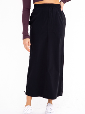 Cargo Maxi Skirt - Black