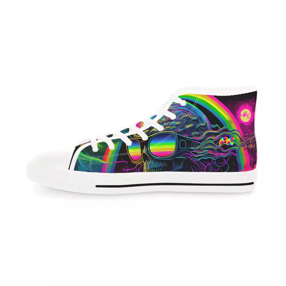 Cool Alien Men's Canvas High Top Rave Shoes