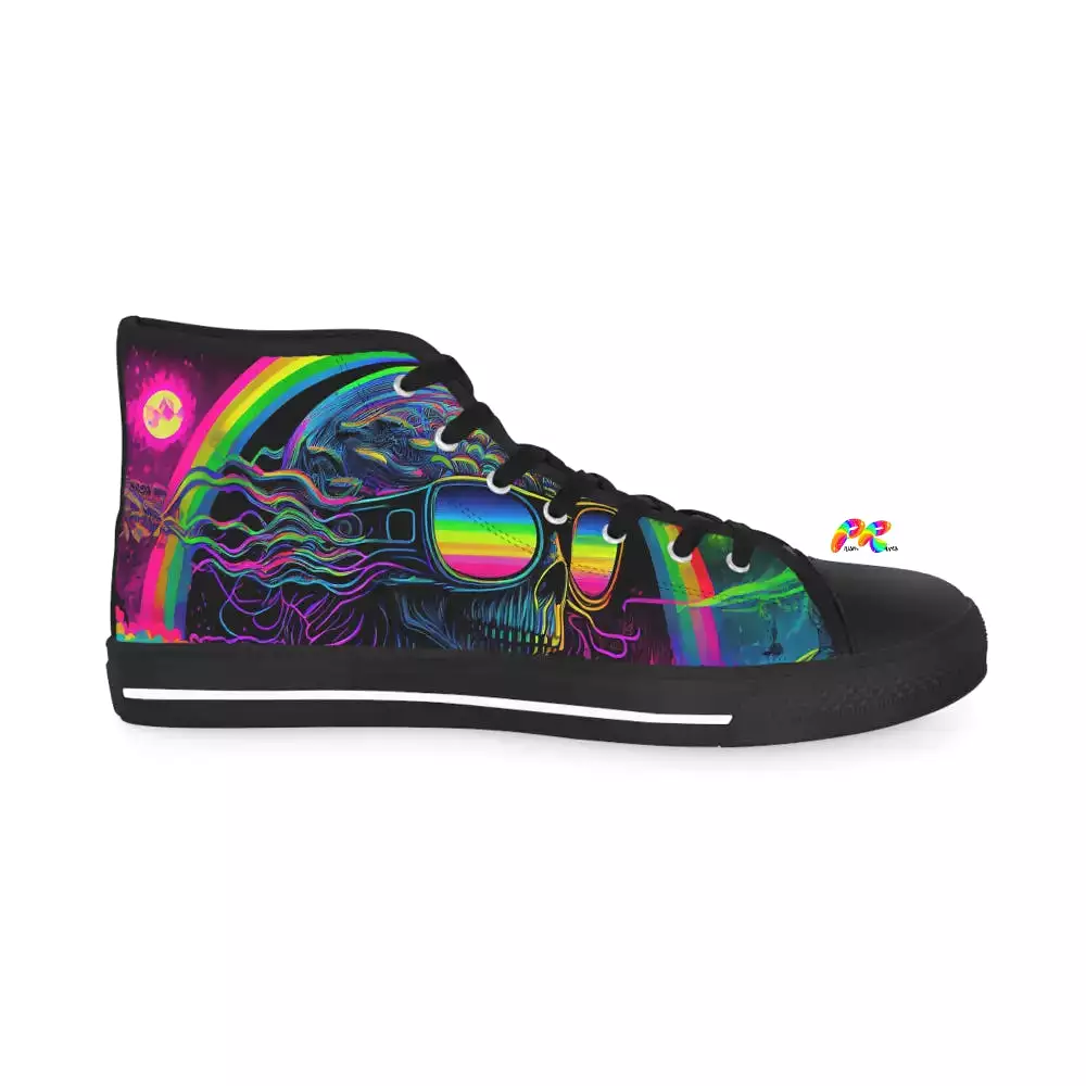 Cool Alien Men's Canvas High Top Rave Shoes