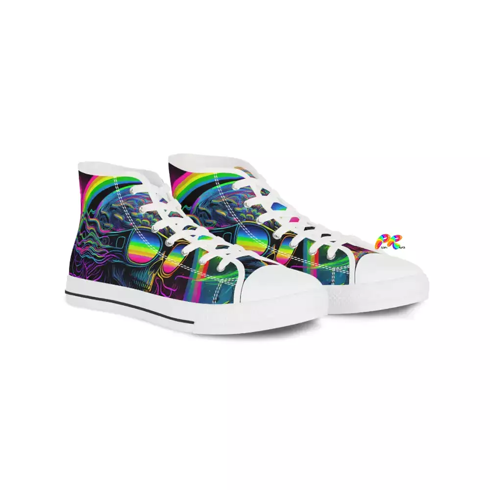 Cool Alien Men's Canvas High Top Rave Shoes