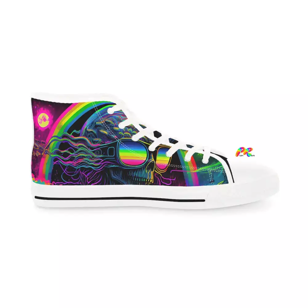 Cool Alien Men's Canvas High Top Rave Shoes