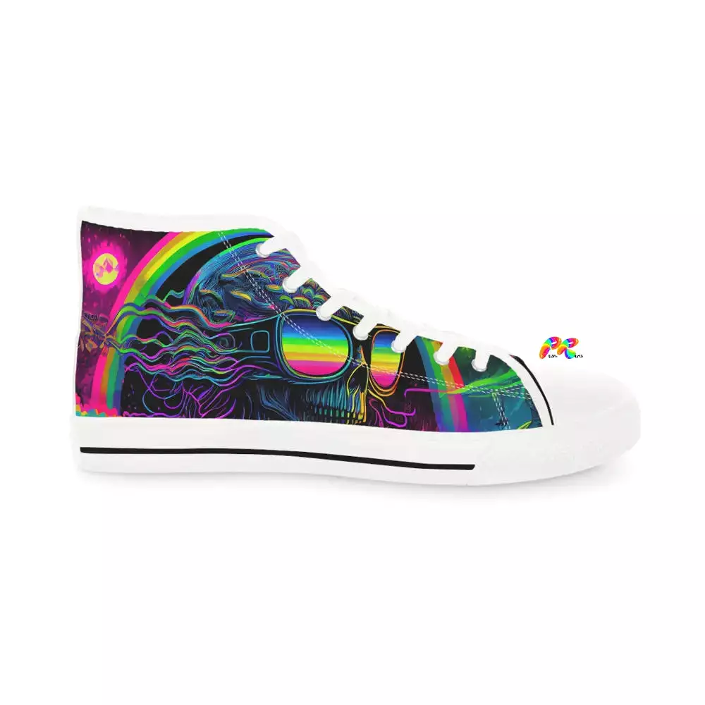 Cool Alien Men's Canvas High Top Rave Shoes