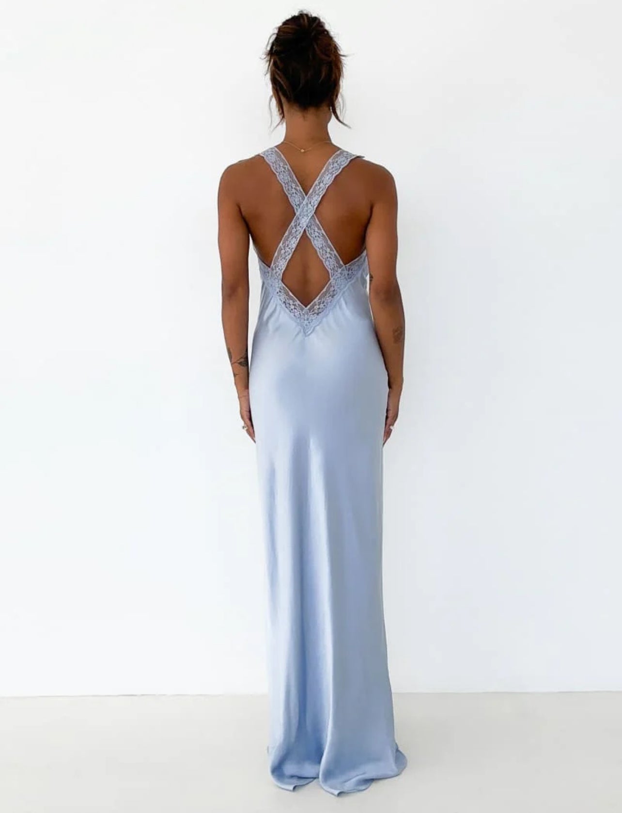 Crossroad Maxi Dress in Ice