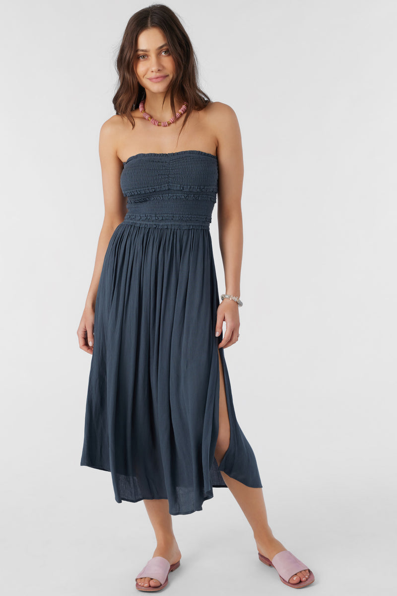 Devyn Strapless Midi Dress