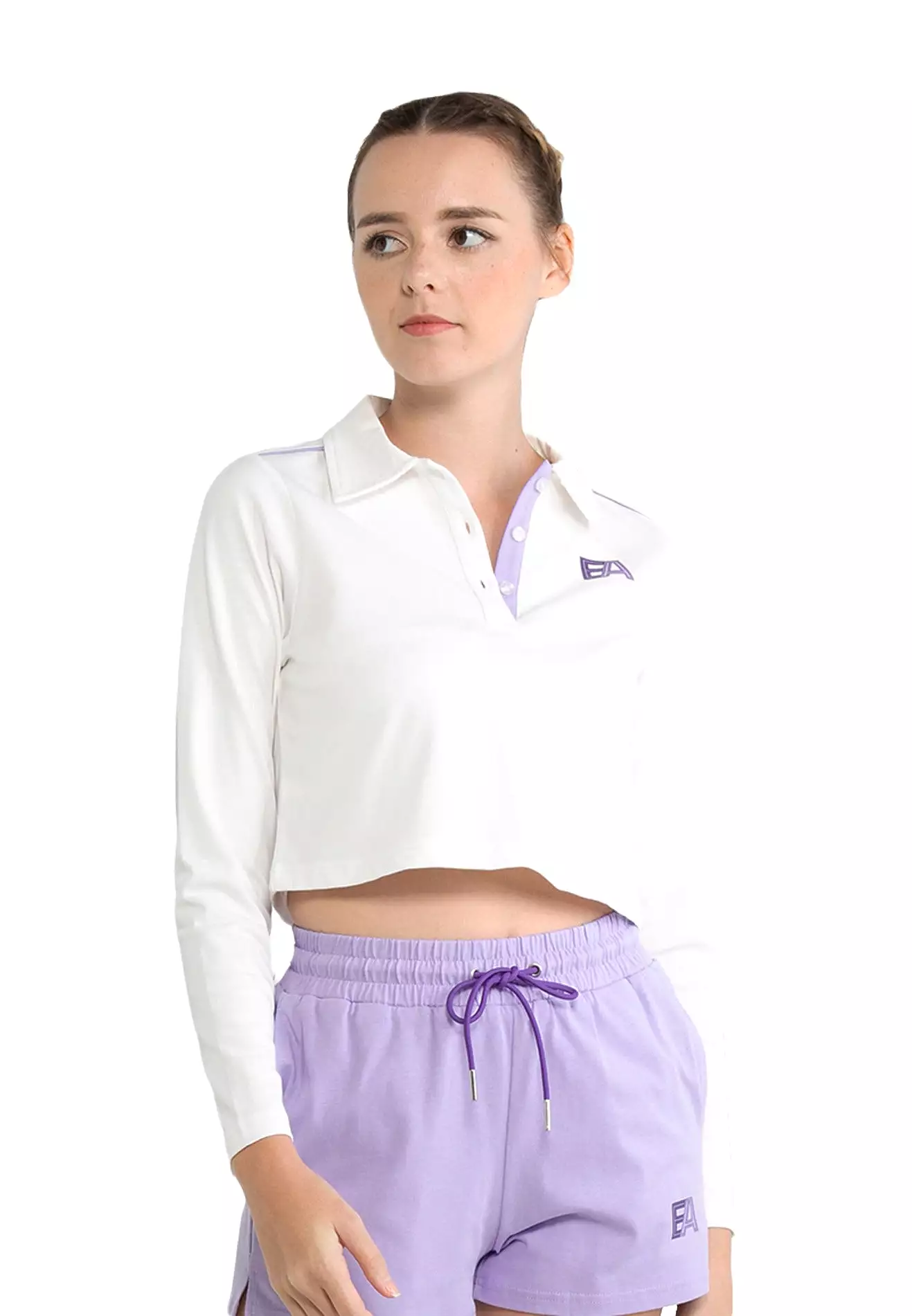 ELLE Active Long Sleeves Tennis Polo Shirt