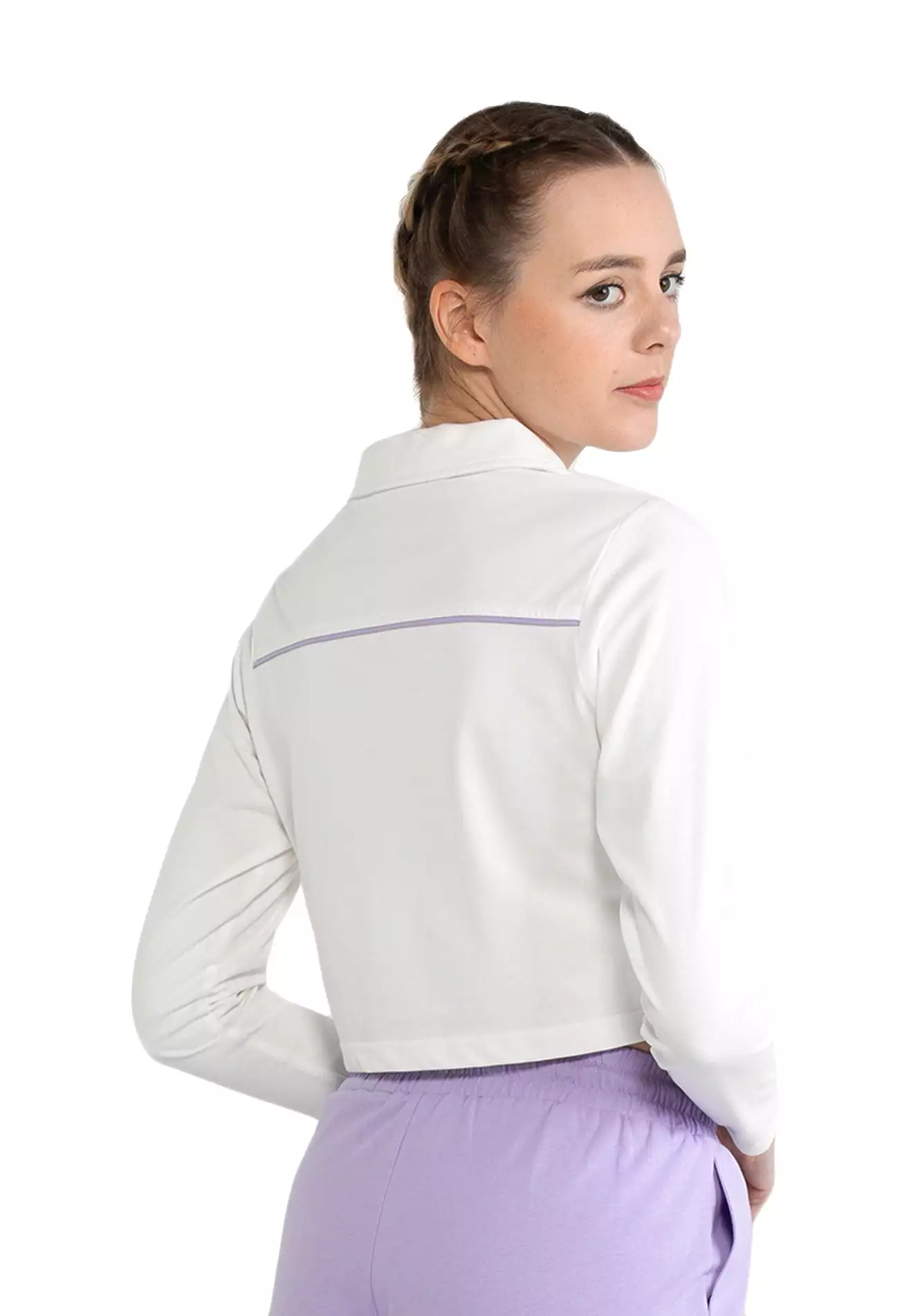 ELLE Active Long Sleeves Tennis Polo Shirt