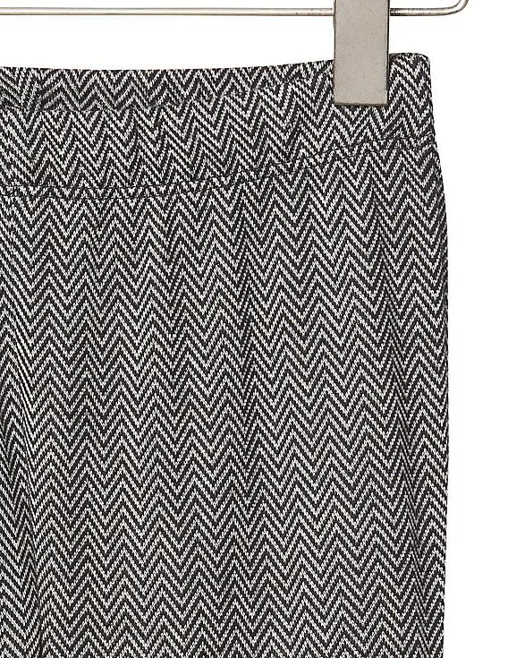 GAP Girls Grey Coziest Herringbone Leggings