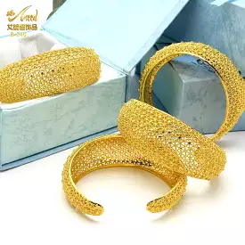 Gold Color Bangles For Women Arabic Luxury Charm Bracelet S4450457