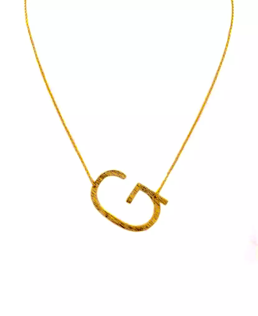 Gold Letter Necklace