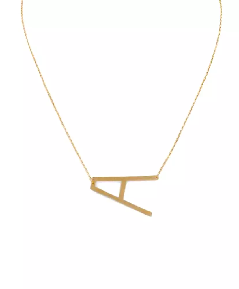 Gold Letter Necklace