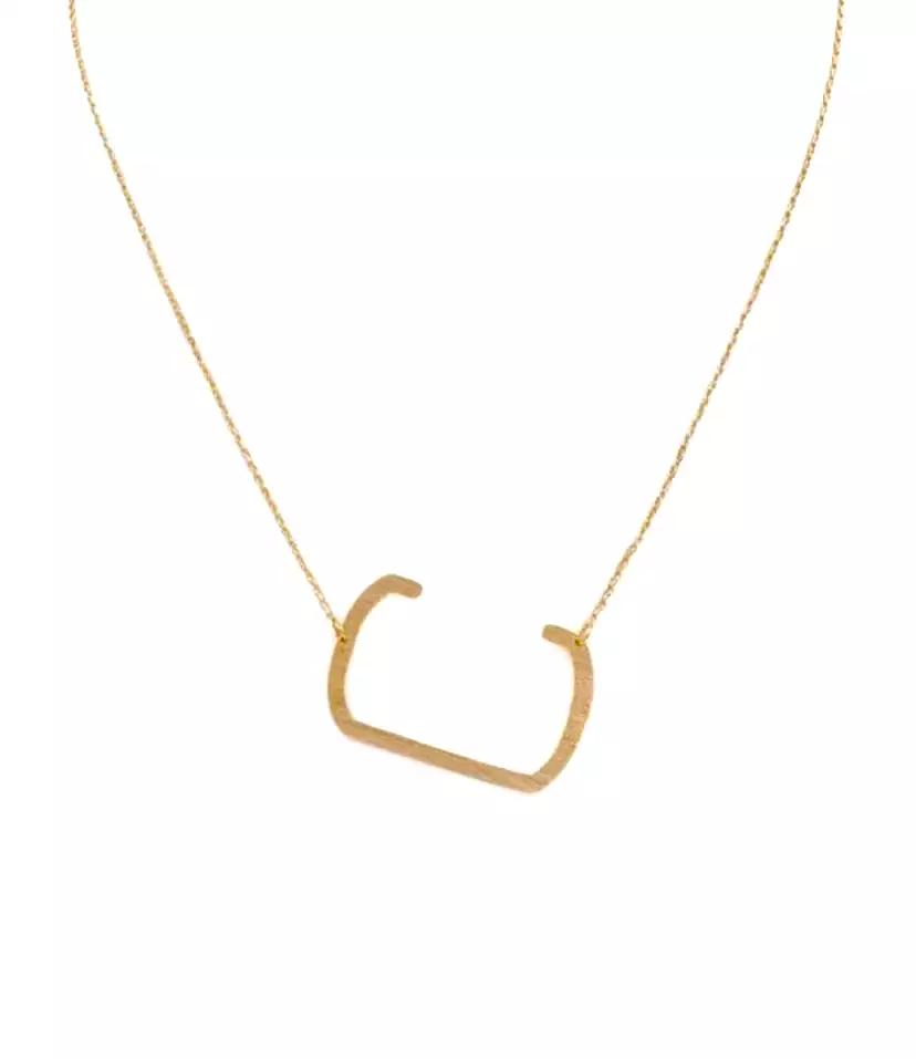 Gold Letter Necklace