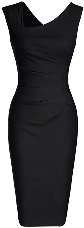 Haute Edition Women's Ruched Shoulder Bodycon Sheath Dress