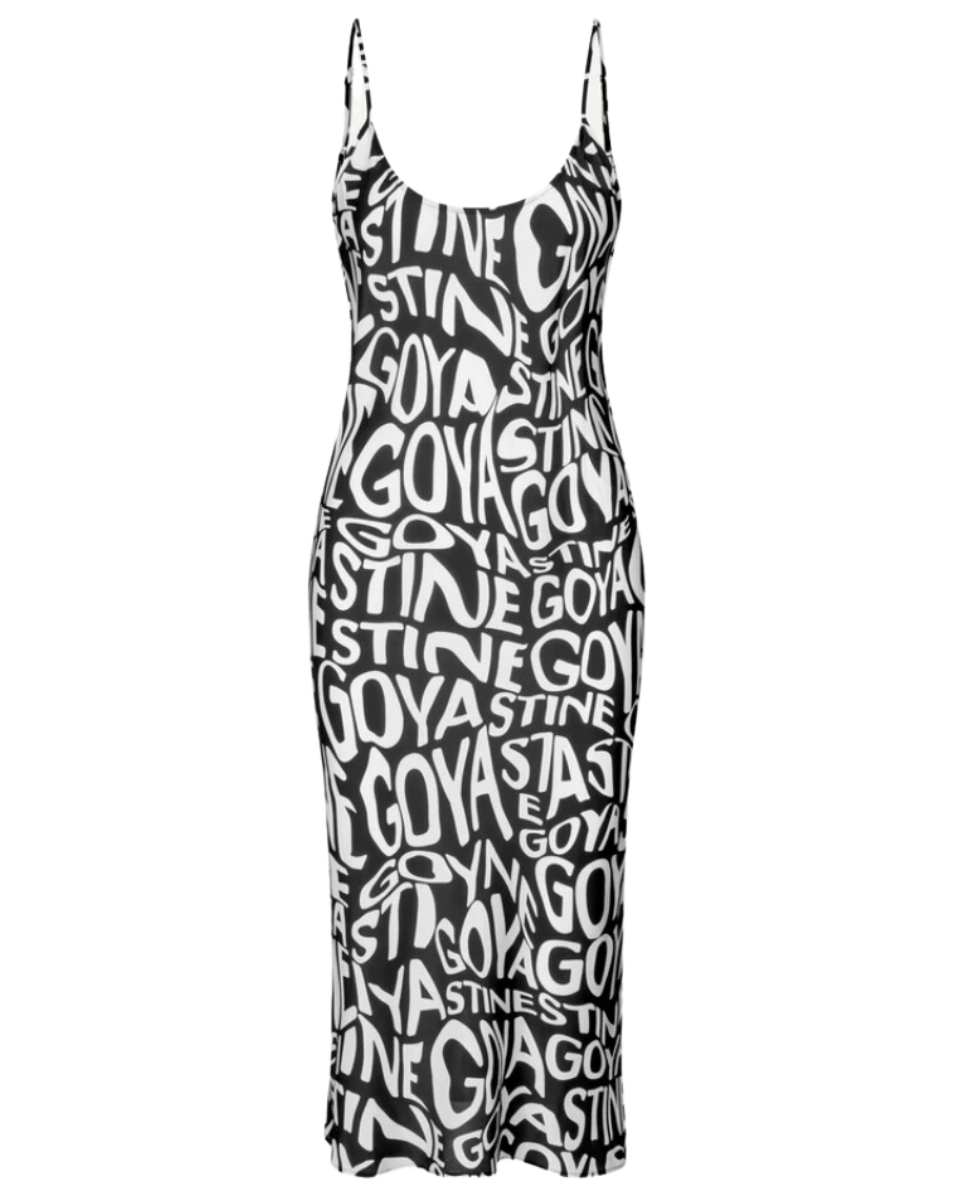 Holly Dress Liquified Logo AOP