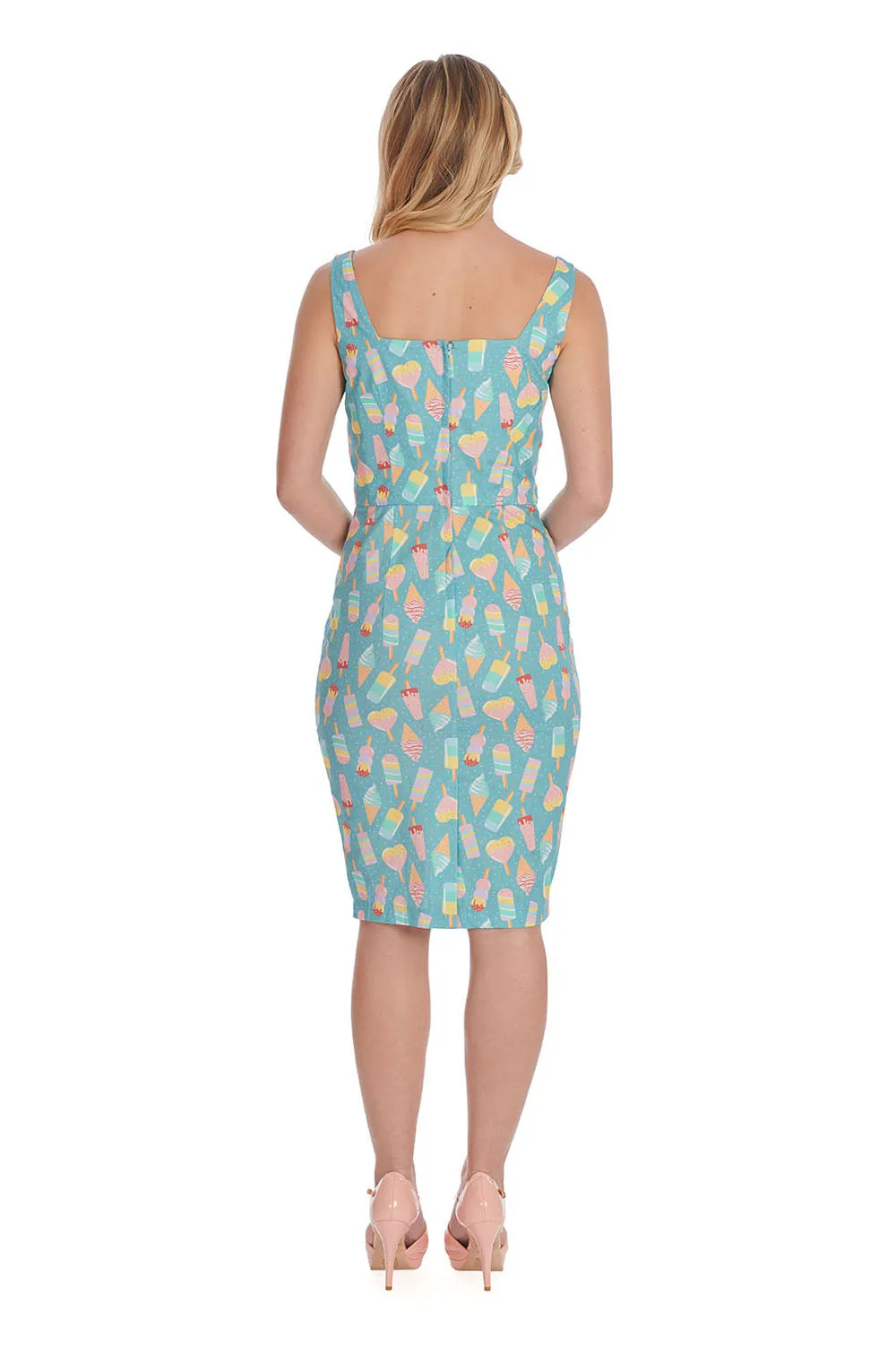 ICE CREAM PENCIL DRESS