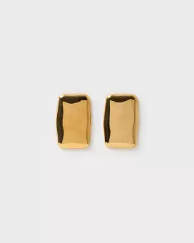 Izoa Brooklyn Stud Earrings Gold