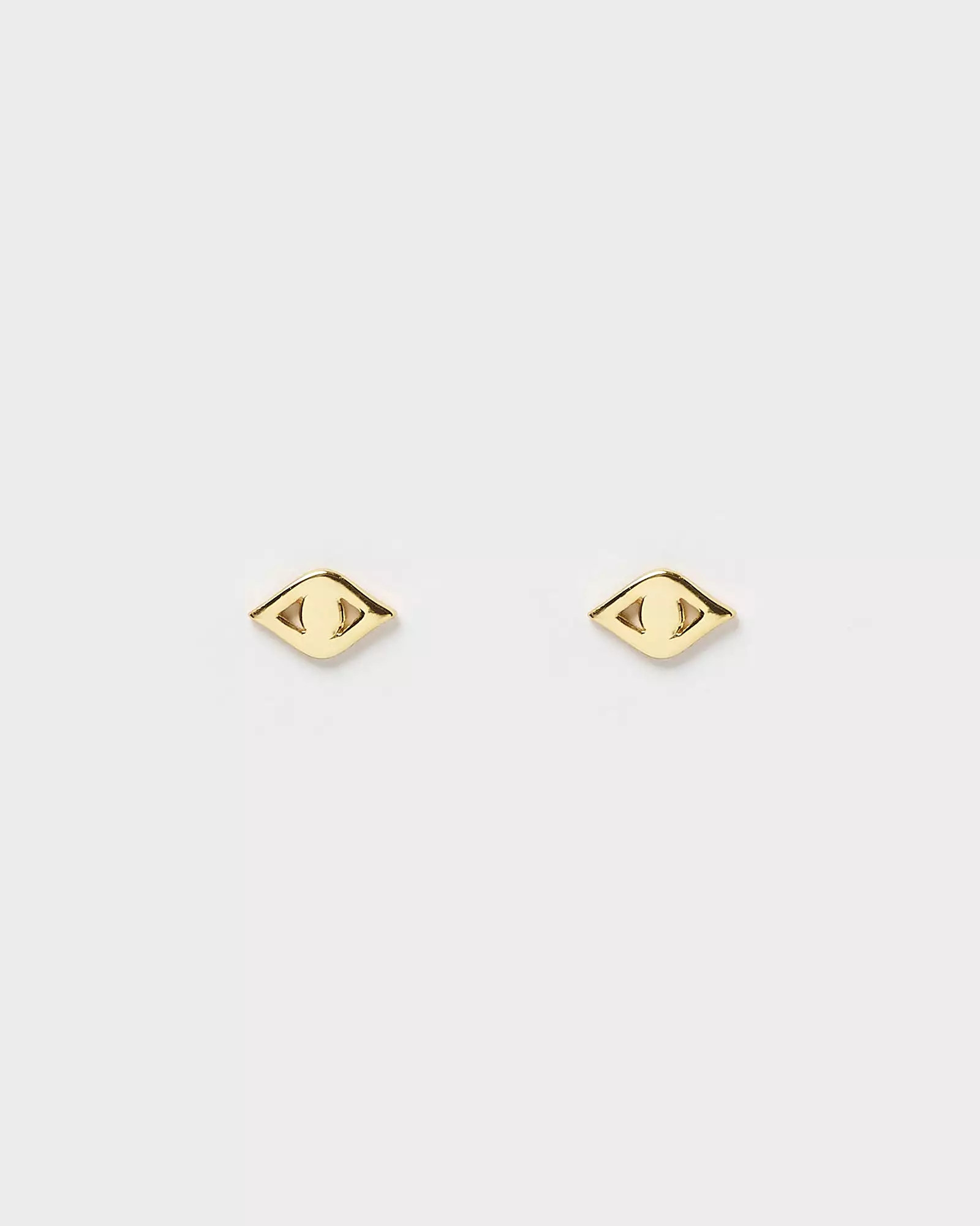 Izoa Horus Mini Stud Earrings Gold