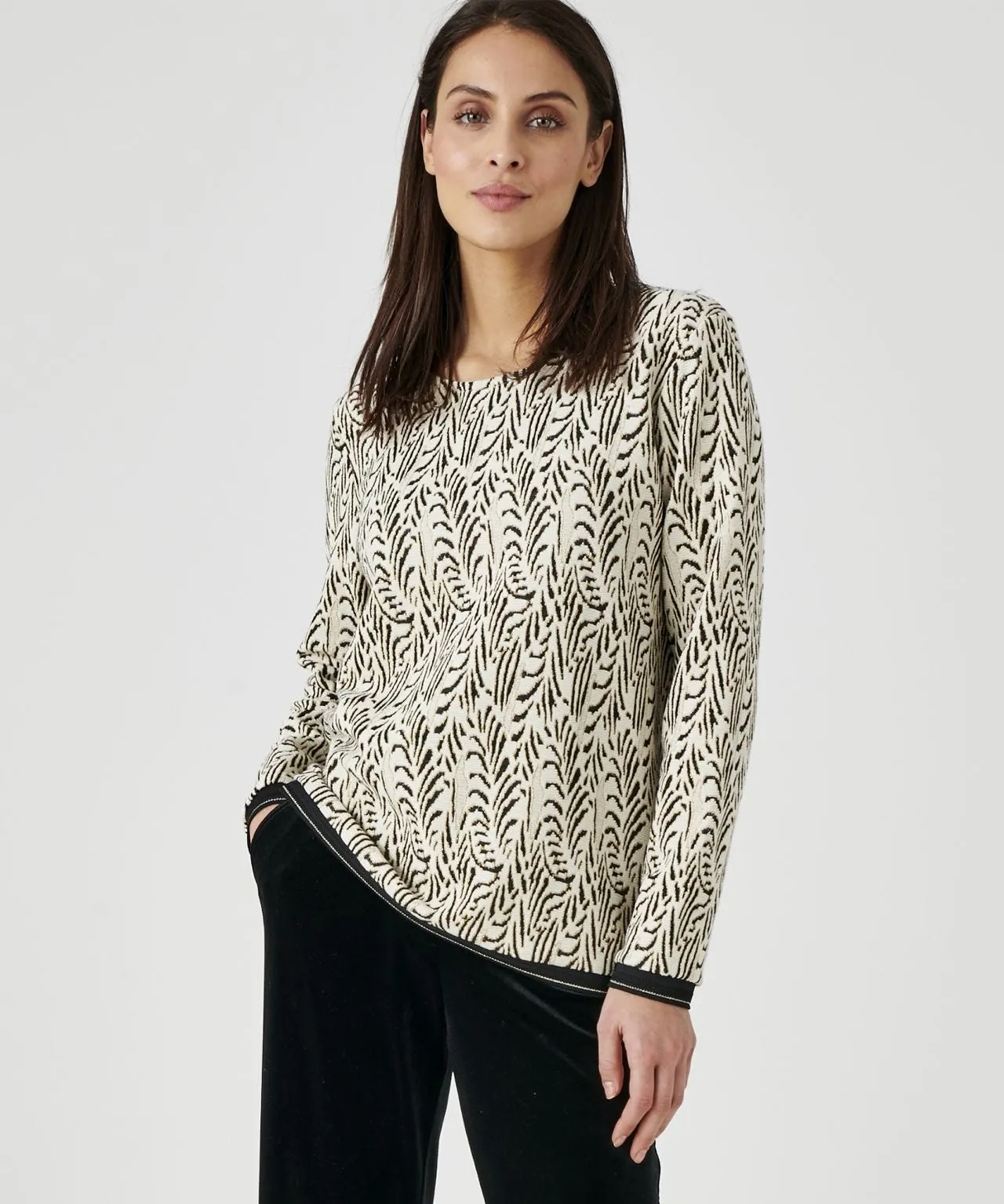 Jacquard Sweatshirt