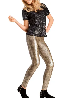 Le Bourget Gold Lingot Pantalon Leggings ()