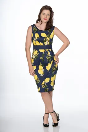 LEMON PENCIL DRESS