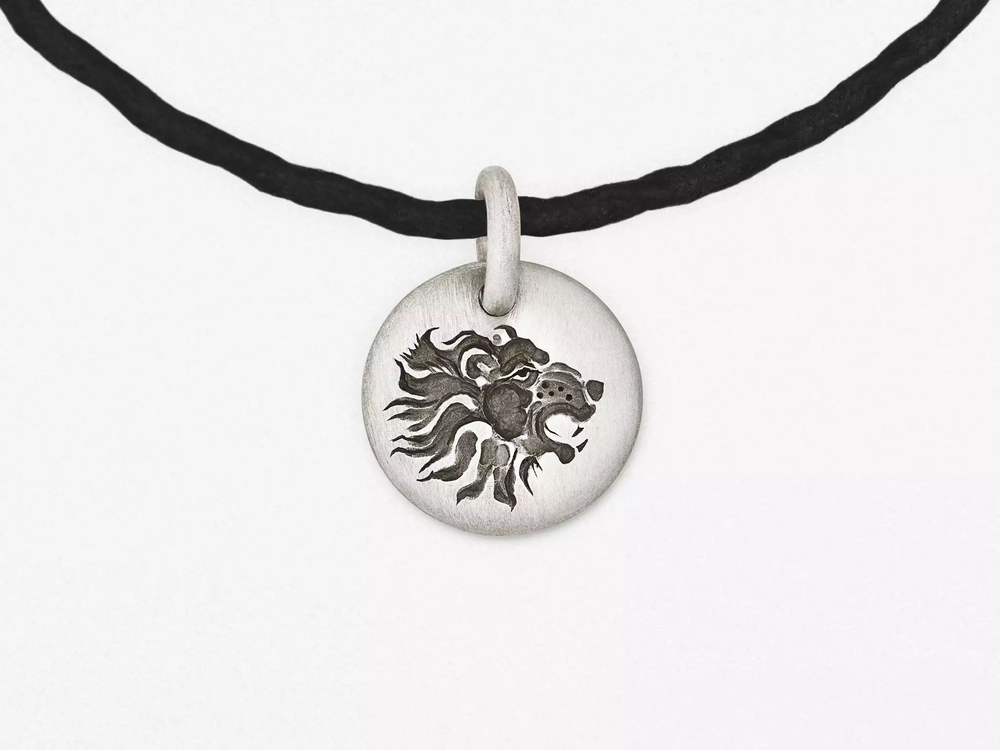 Lion Charm Bracelet in Sterling Silver