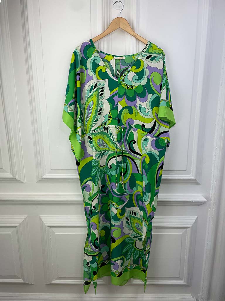 Malissa J Fiore Kaftan Maxi Dress - Green