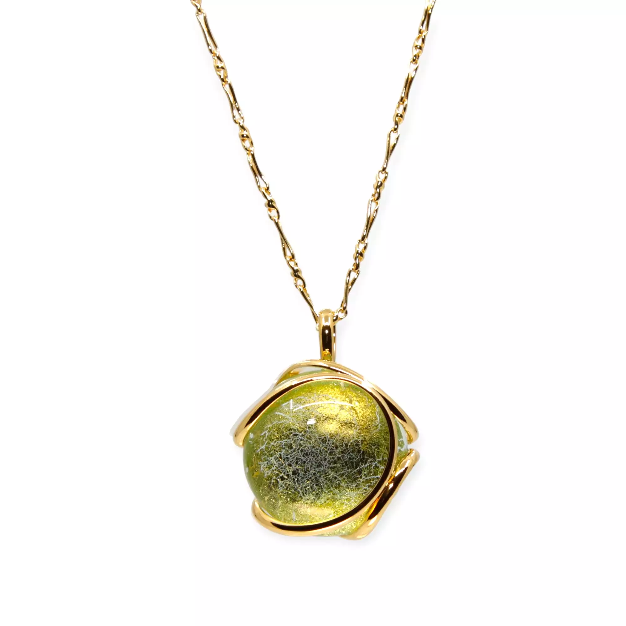 PERIDOT CRYSTAL NECKLACE