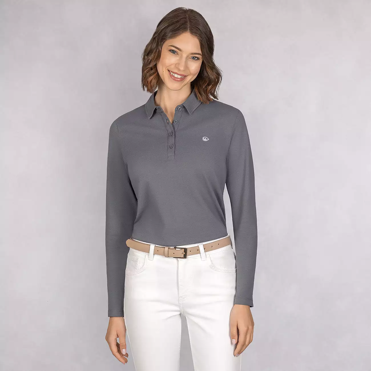 Polo Shirt Organic Cotton Longsleeve Women