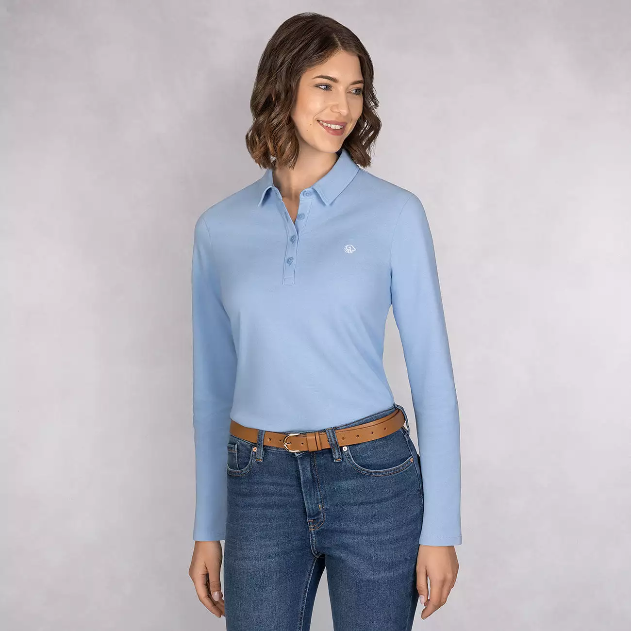 Polo Shirt Organic Cotton Longsleeve Women