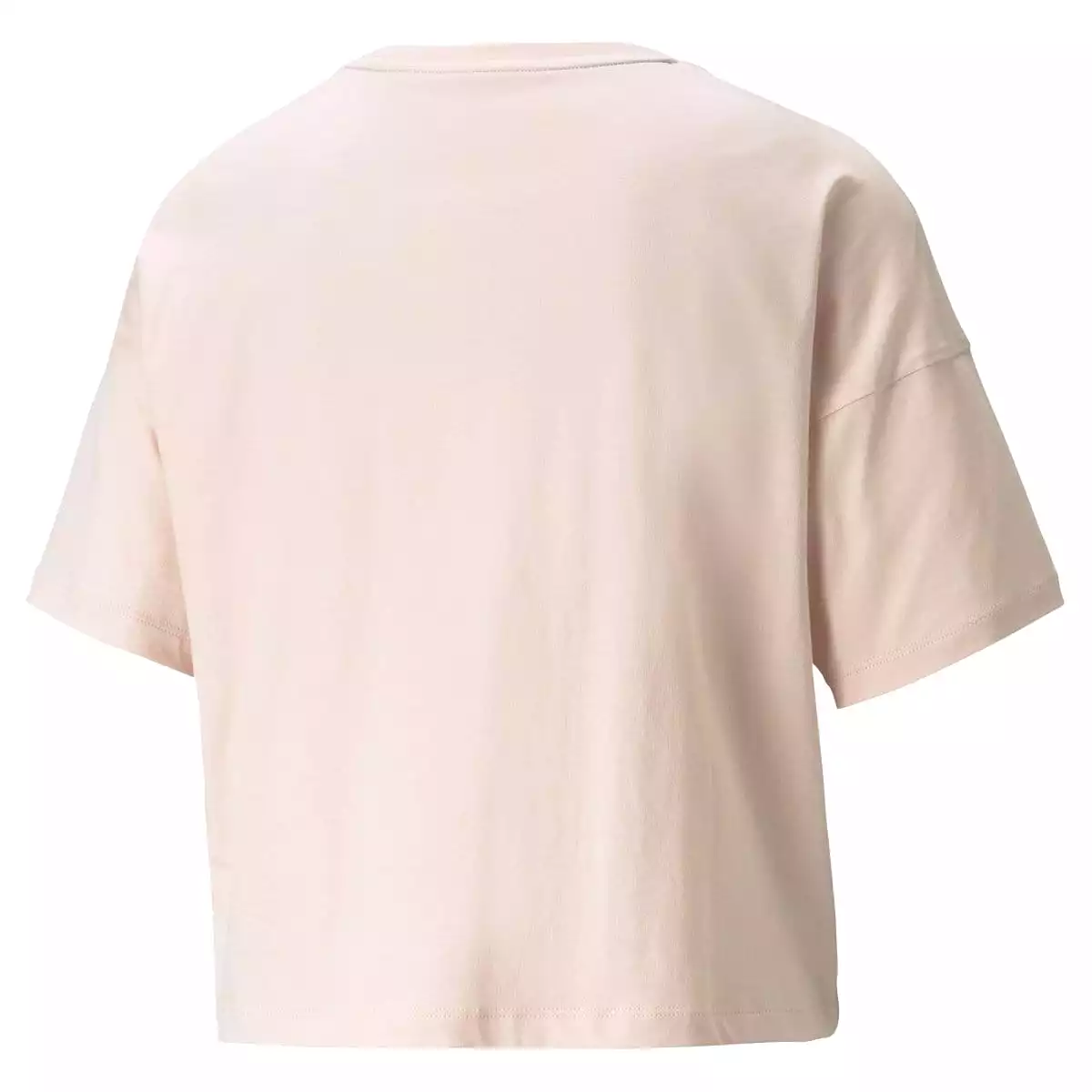 PUMA WOMEN'S ESSENTIAL PINK RELAXED CROP TEE