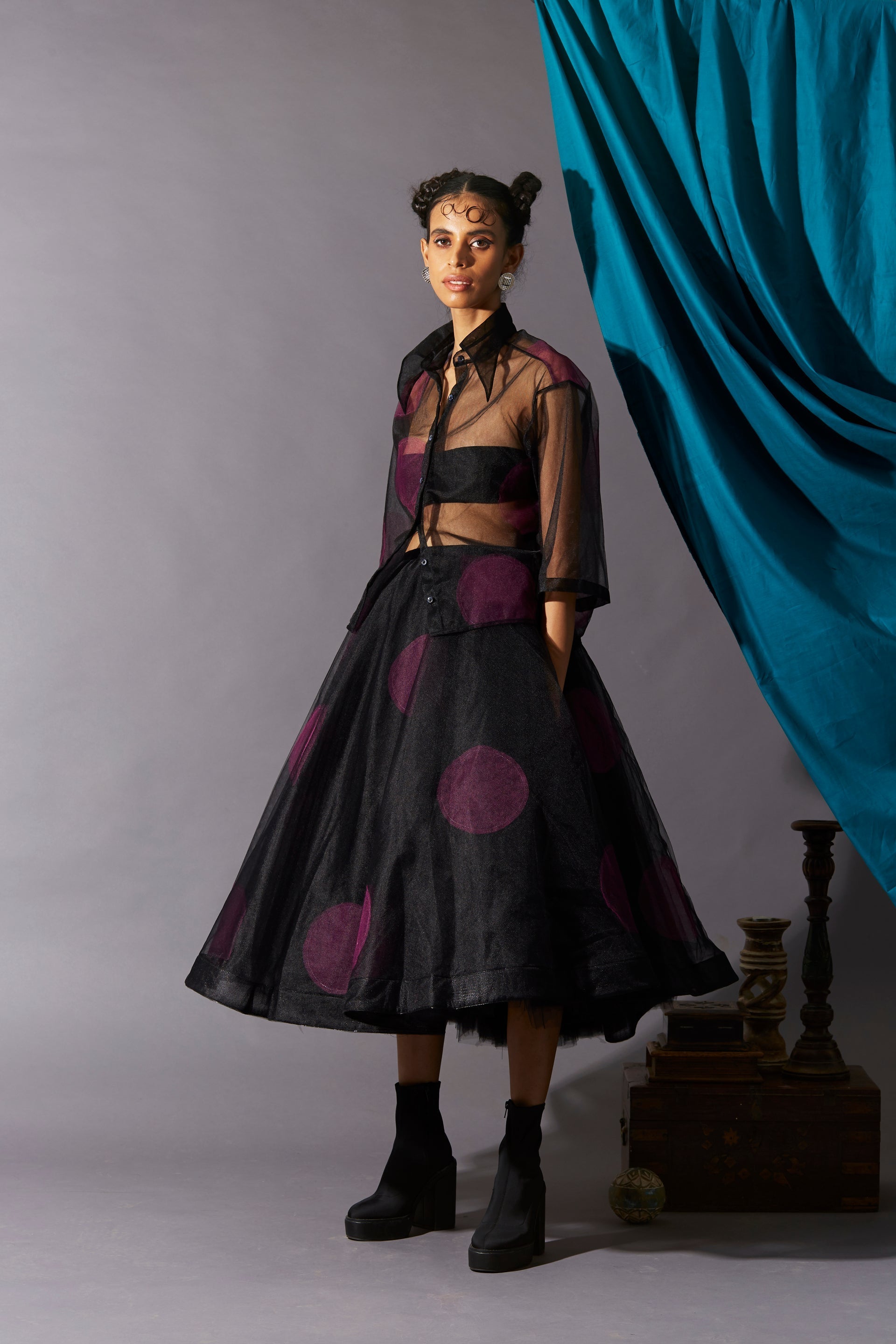 QUOD Polka Tulle Skirt