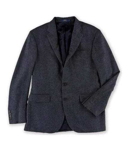 Ralph Lauren Mens Herringbone Two Button Blazer Jacket, TW1