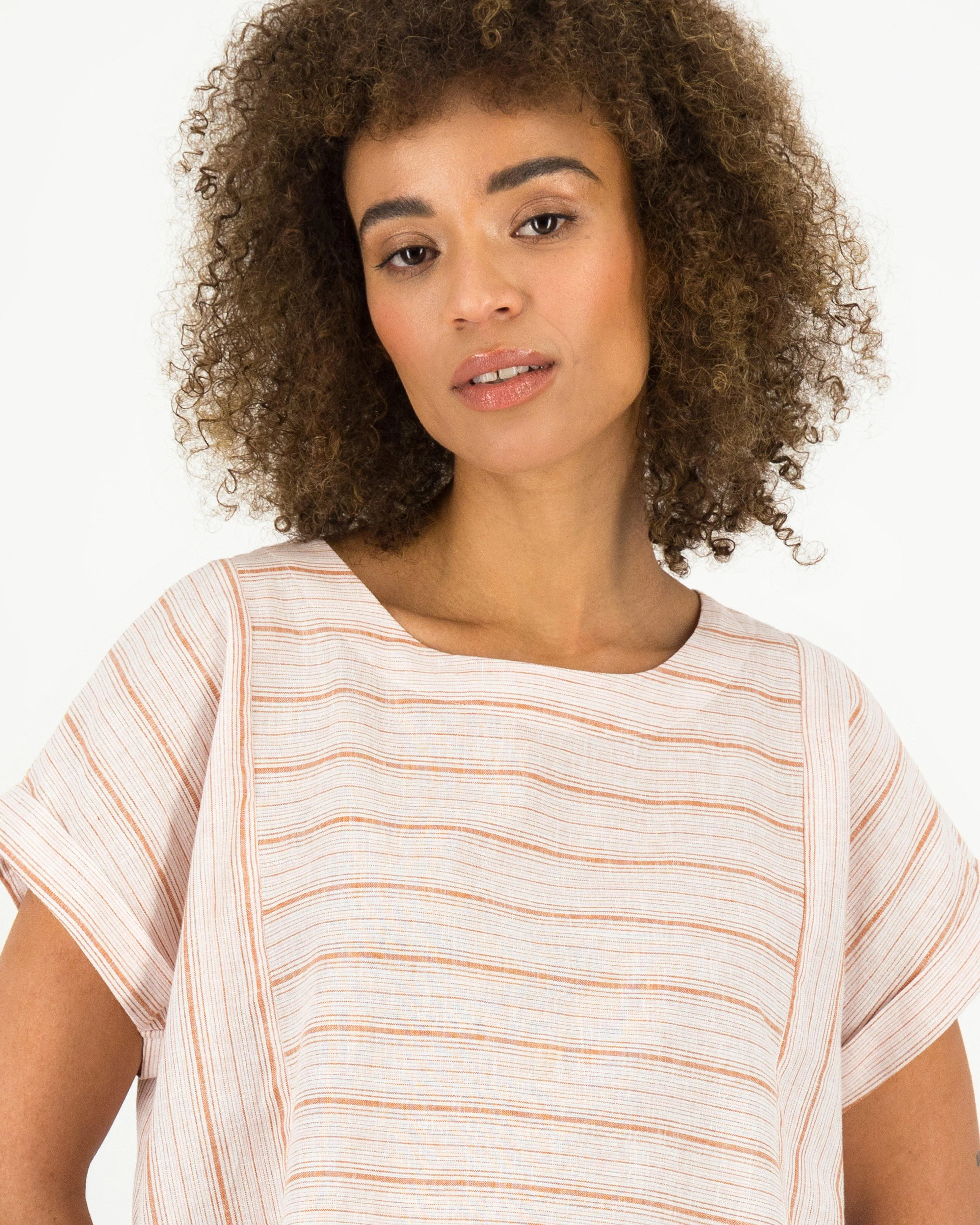 Rare Earth Women's Blake Stripe Pop Over Top | Cape Union Mart