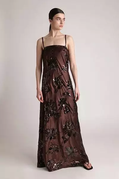 Raya Embroidered Gown