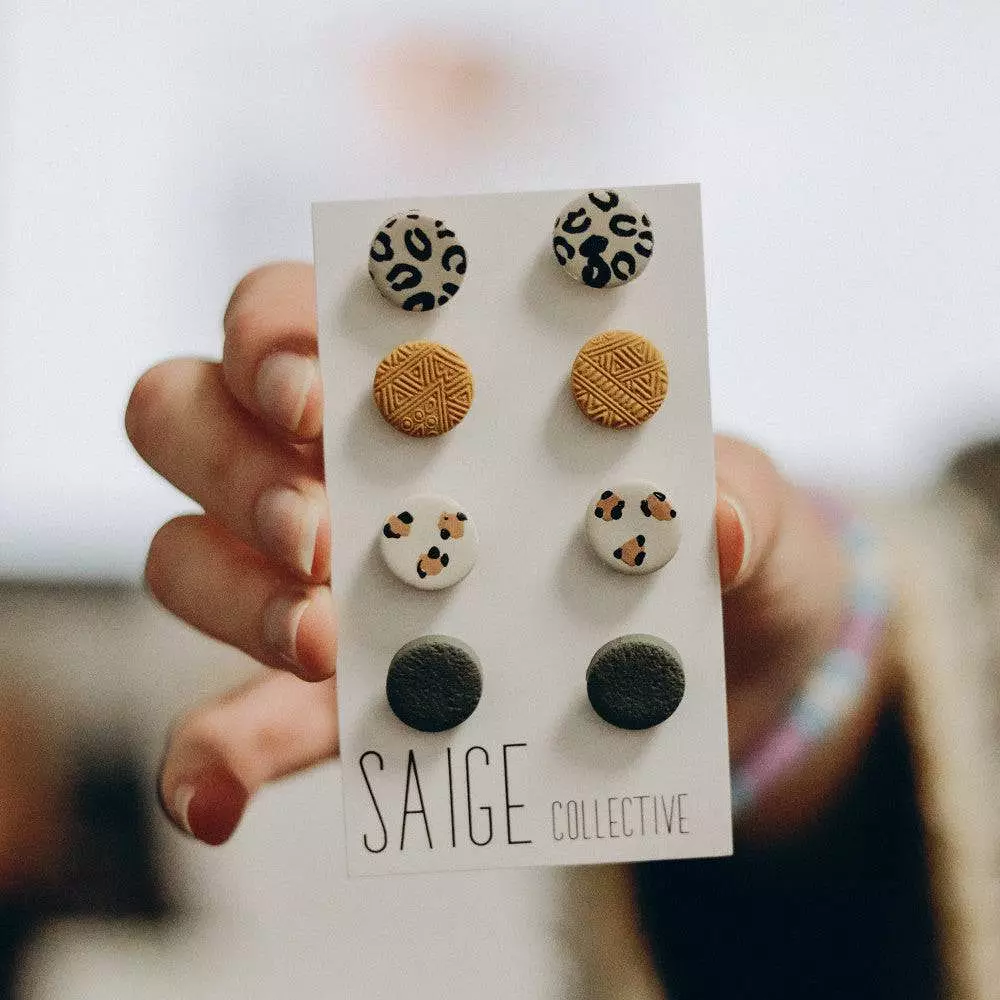 Sophie Studs | Assorted Clay Earrings